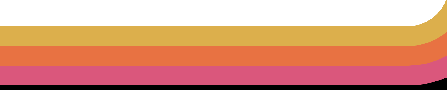 Colorful stripe section divider